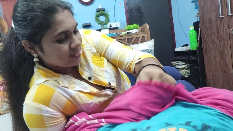Mallu slut lady teacher doing blow job with college student, malayali hot teacher bblow job, mallu teacher blow job with student