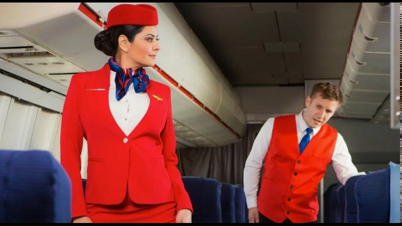 Mariska the stewardess