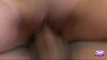 Super hot brunette babe helps man relax in the mountains with a blowjob and sex